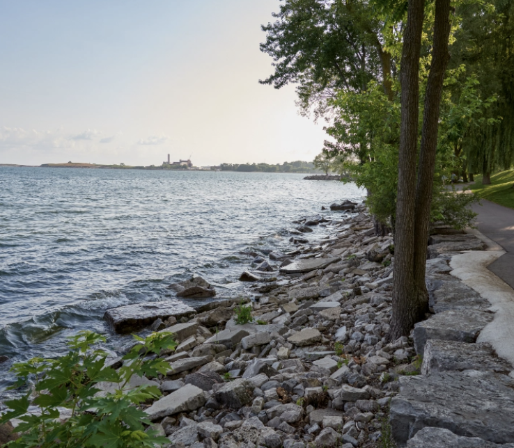 Lake Ontario lakeshore